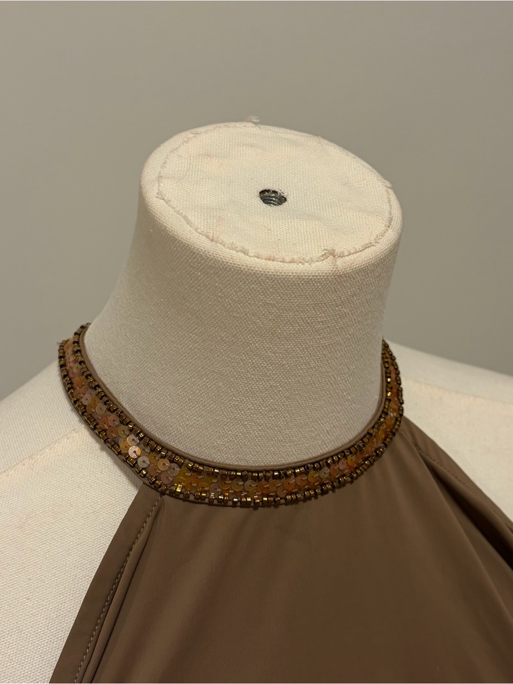 Jaded London Brown Alula Embellished Butterfly Mini Dress Backless Party Size 2 - Picture 7 of 7